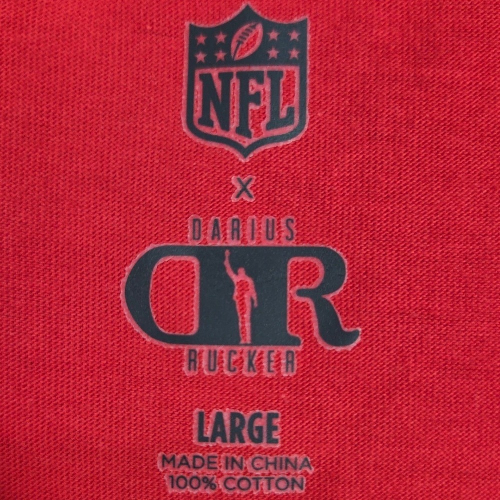 Kansas City Chiefs T-Shirt Mens Large Red Short Sleeve NFL Darius Rucker NWT - Picture 5 of 9